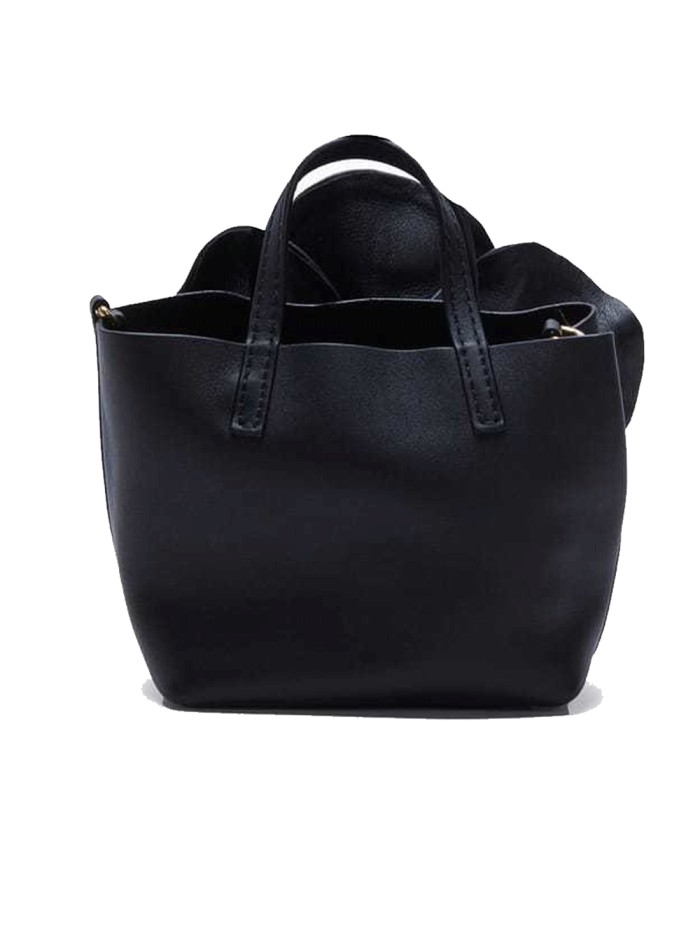 Faux leather 3D flower handbag for guests