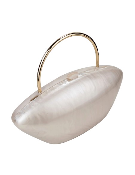 Pearlized clutch bag for bride and guests