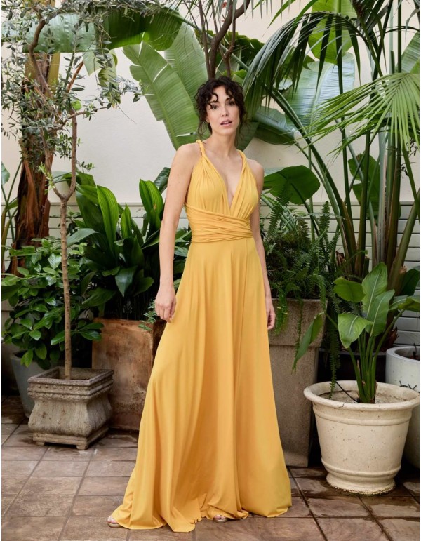 Robe longue de soirée mariage pour les invités | INVITADISIMA