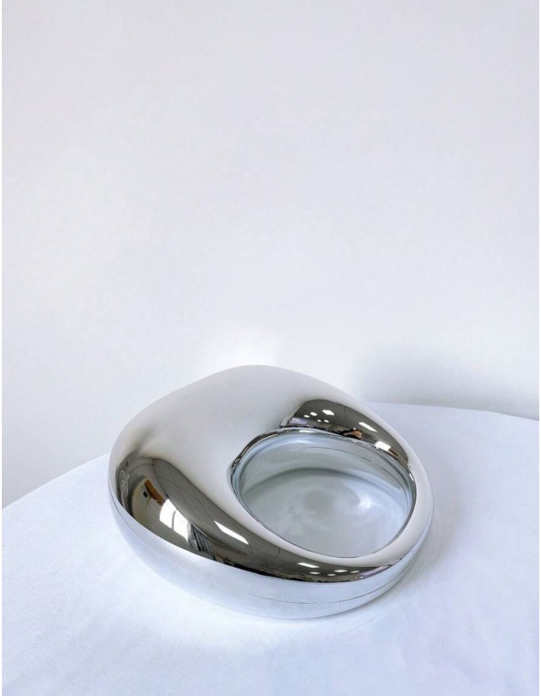 Metallic acrylic oval party bag 2