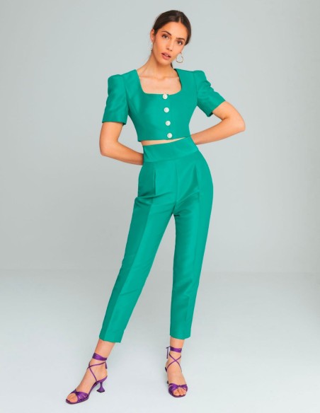 Pantalon long avec pinces et poches