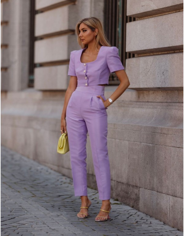 Pantalon long avec pinces et poches