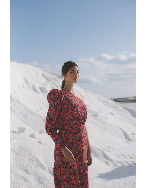 Gill Tirante Espagueti Gasa Vestido Con Escote En V Azalea Tallas Grandes