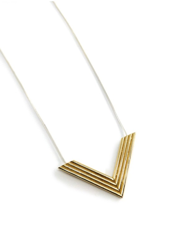 Necklace in gold and silver Lere
