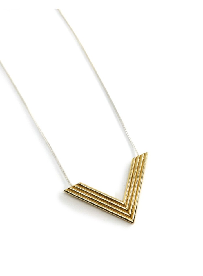 Necklace in gold and silver Lere