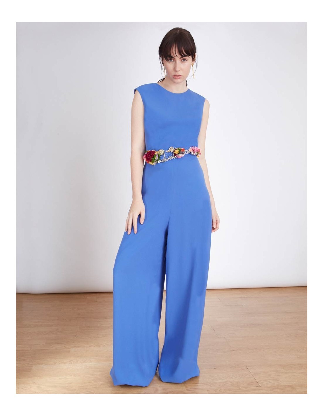 Party jumpsuit with Palazzo trousers | INVITADISIMA