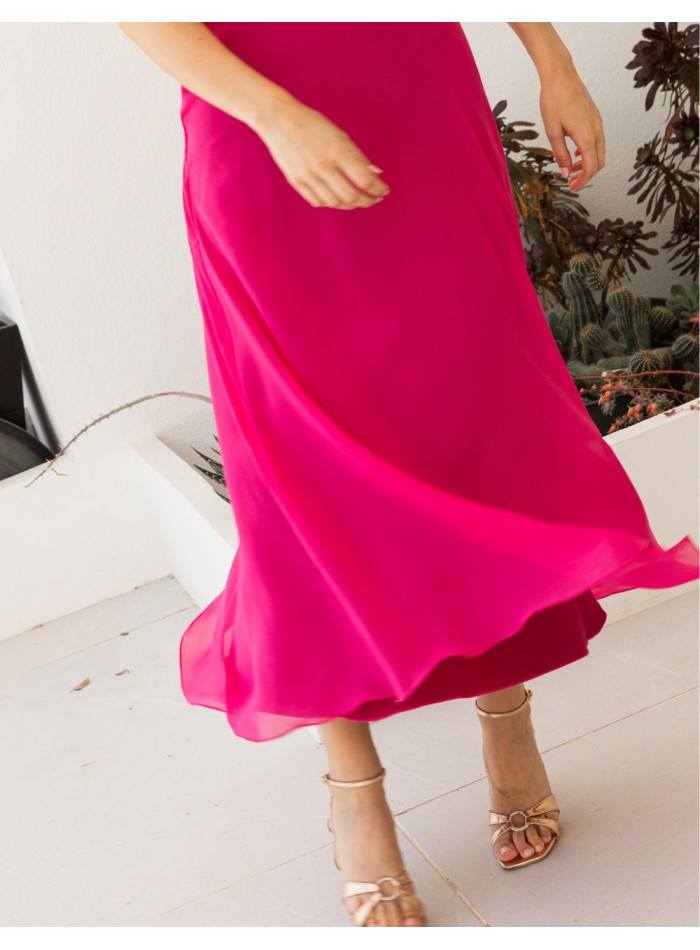 Sandale de soirée en cuir doré avec bride à la...