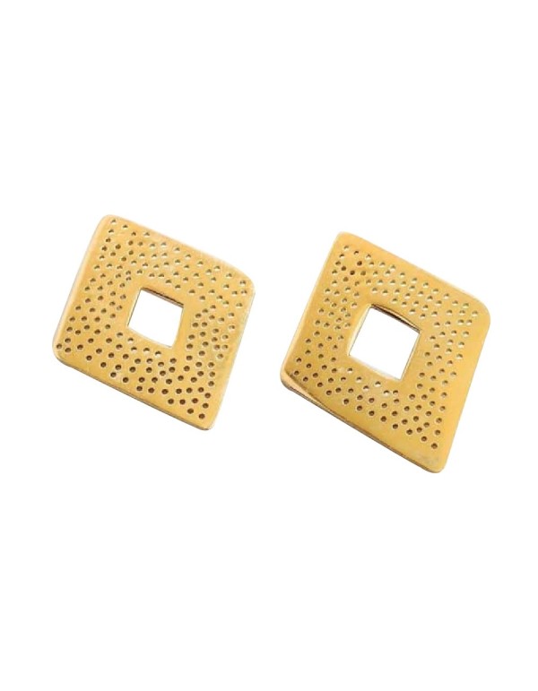 Golden diamond earrings LI JEWELS - 1
