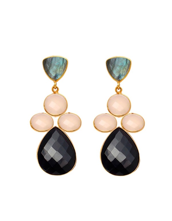 Black Flavia Earrings Welowe - 1