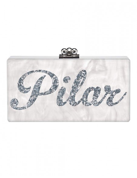 Cluth de fiesta personalizado con tu nombre o la palabra que tú quieras invitada perfecta para INVITADISIMA Cluth de fiesta personalizado con tu nombre o la palabra que tú quieras invitada perfecta para INVITADISIMA