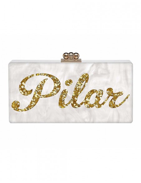 Bolso de fiesta personalizado con mi nombre invitada perfecta Bolso de fiesta personalizado con mi nombre invitada perfecta