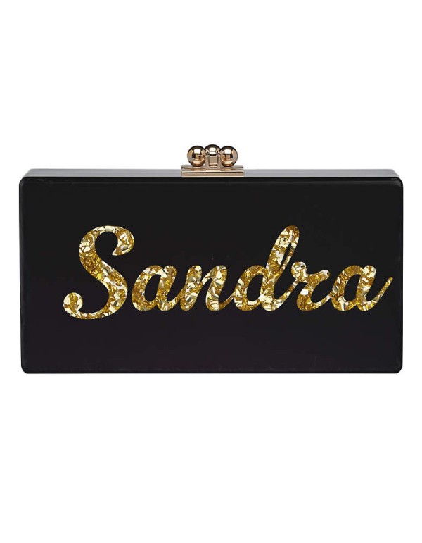Custom clutch with name - multiple colors Lauren Lynn London Accessories - 1
