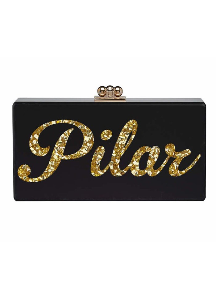 Clutch personalizado con nombre - varios colores Lauren Lynn London Accessories - 4