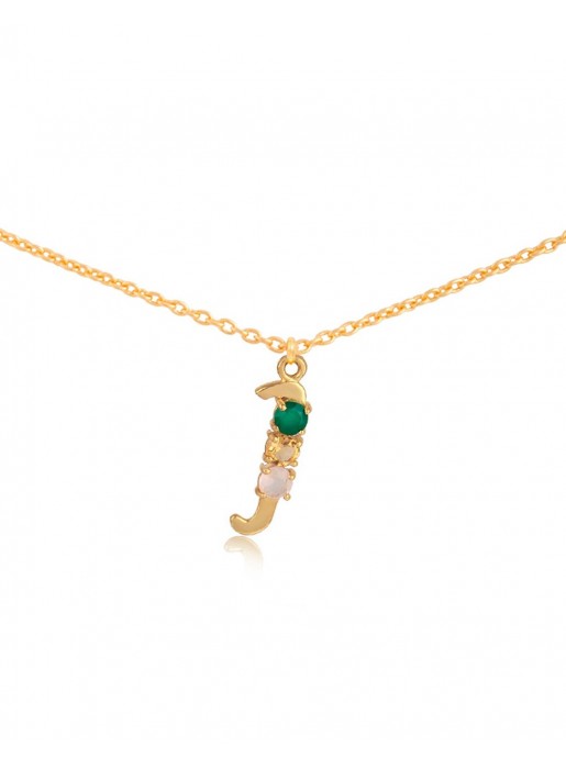 Shiny Initial necklace – J LAVANI - 1