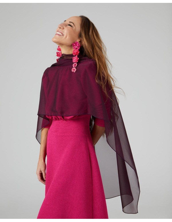 Long layer in double thread cationic wine gauze