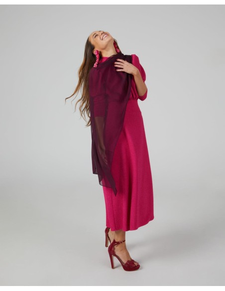 Long layer in double thread cationic wine gauze