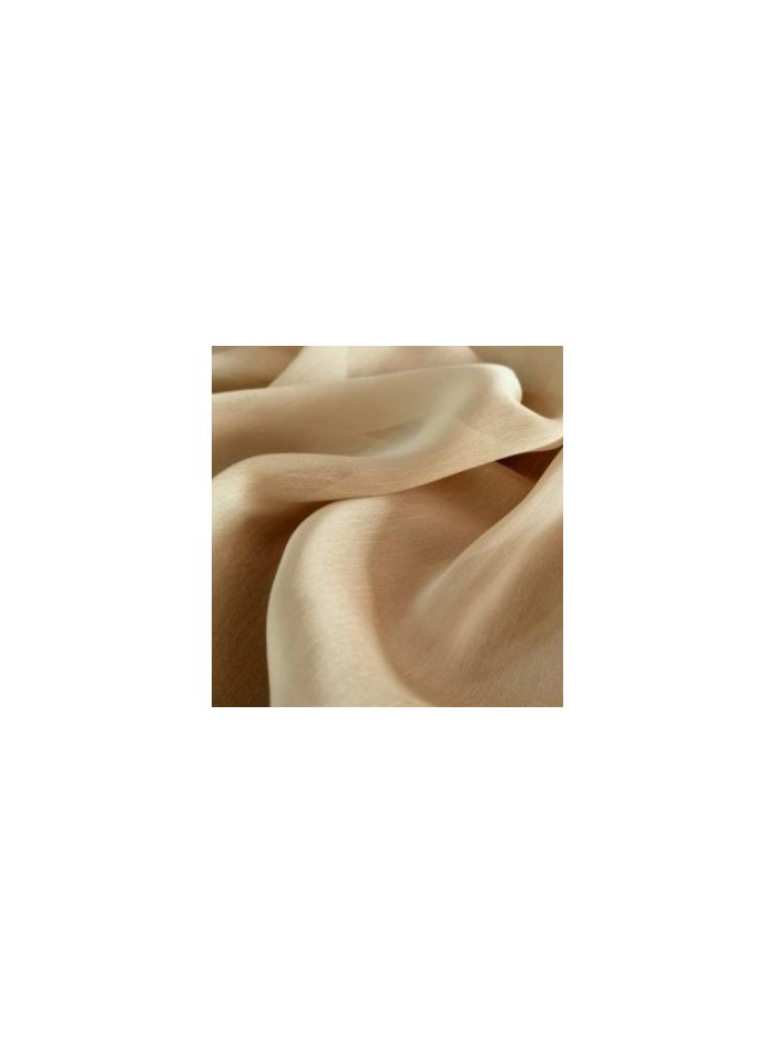 Capa de fiesta corta de gasa de doble hilo champagne para invitada