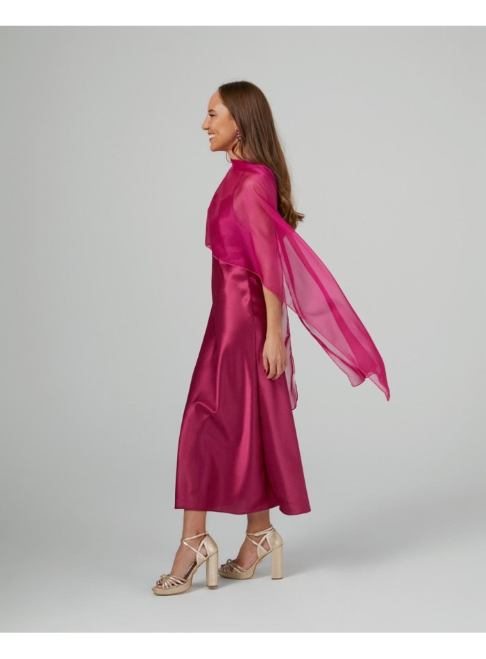 Cationic bougainvillea gauze double thread long...