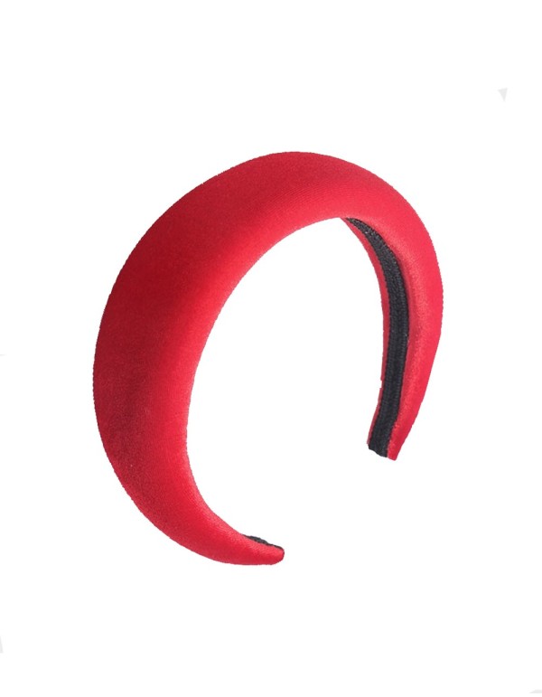 Red velvet headband