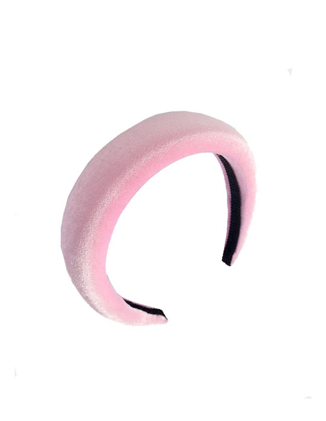 Pink velvet headband | INVITADISIMA