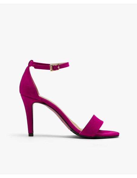 Sandales a talons hauts fuchsia pour mariages et evenements INVITADISIMA