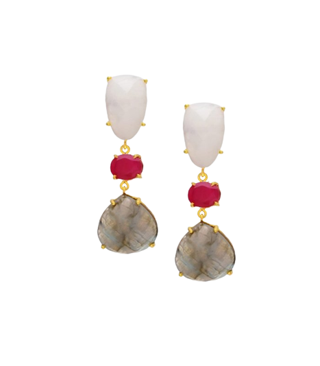 Pendientes de piedras naturales