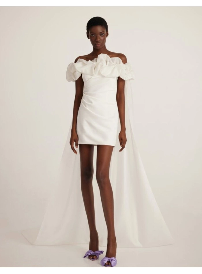 vestido de novia mini